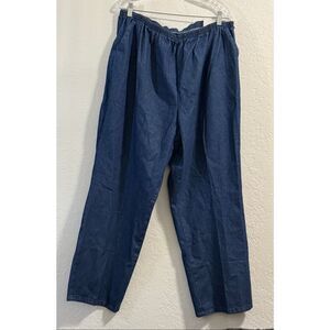 Chic Jeans Women Elastic Waist Pull On Size 24 p 24p , Cotton Pockets